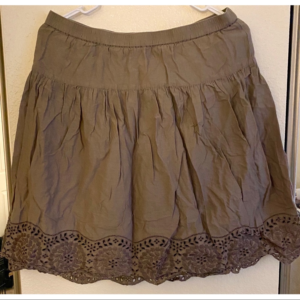 Old Navy Embroidered Flowy Skirt